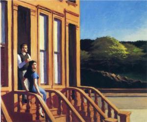 Hopper - Sunlight on Brownstones